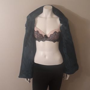 The north face zip up jacket women XS blue